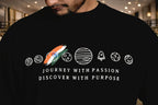 Bearion ISRO Astronaut Oversized T-Shirt – Black