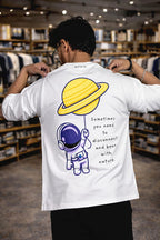 Bearion NASA Oversized Streetwear T-Shirt – White