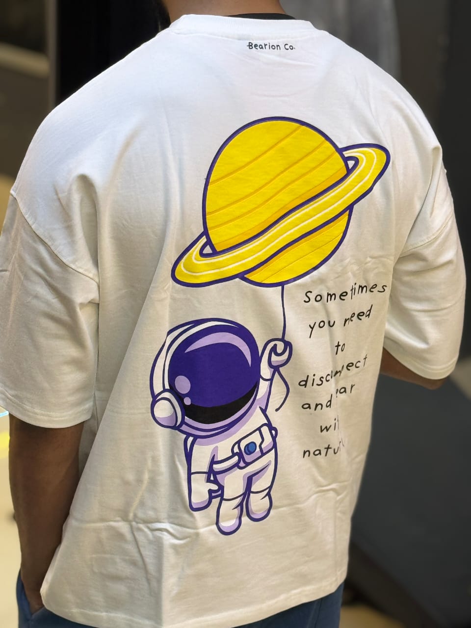 "Crimson Fury" Urban Drop Shoulder T-shirt - Heavyweight White