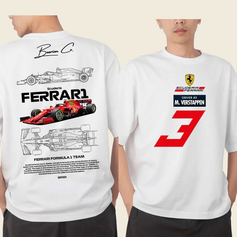 Bearion Motorsport Regular Fit Sports Fabric T-Shirt