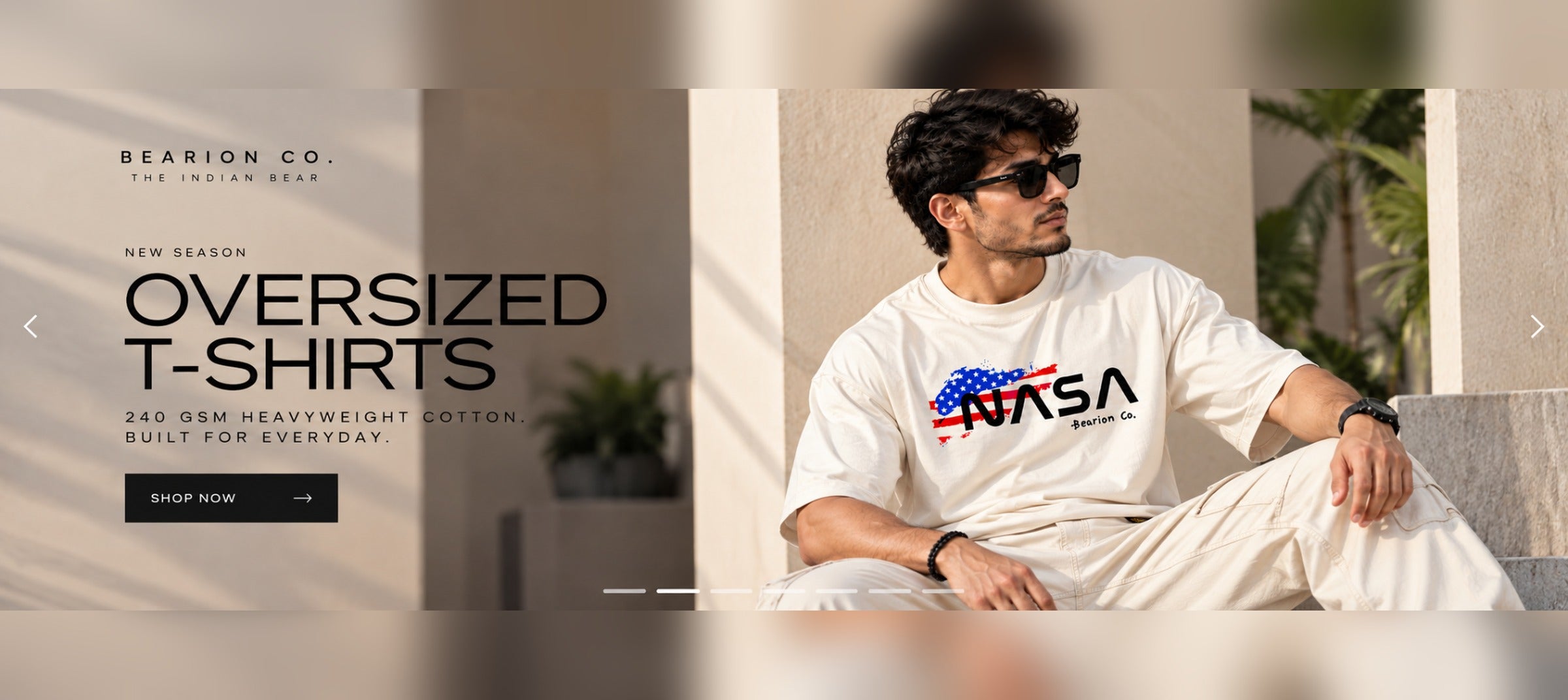 BEARION CO. Oversized T-Shirts NASA campaign